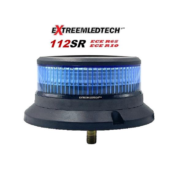 Grote foto 112sr extreem led zwaailamp blauw hoog kwaliteit en super fel 18 x 3 watt 12 24v ece r65 klasse 1 auto onderdelen overige auto onderdelen