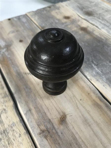 Grote foto deurknop bello antiek ijzer vaste knop doe het zelf en verbouw materialen en producten