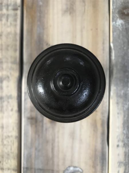 Grote foto deurknop bello antiek ijzer vaste knop doe het zelf en verbouw materialen en producten
