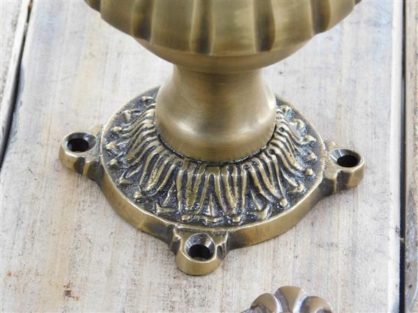 Grote foto brass deurknop veiligheid rozet voordeurset klassiek. doe het zelf en verbouw materialen en producten