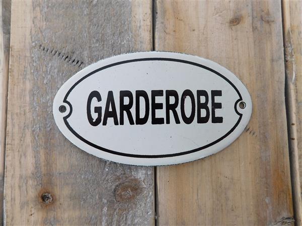 Grote foto bordje emaille garderobe voor op de deur. doe het zelf en verbouw materialen en producten