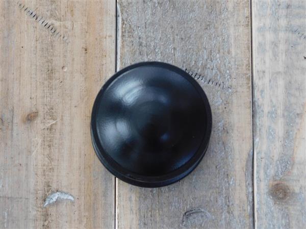Grote foto vaste deurknop met rozet zwart antiek ijzer doe het zelf en verbouw materialen en producten