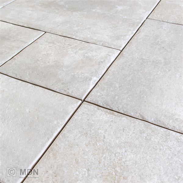 Grote foto castle stones keramische kloostertegels onderhoudsvrij licht grijs beige 34.95m doe het zelf en verbouw tegels