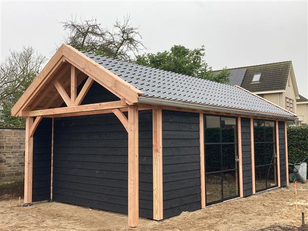 Grote foto maatwerk douglas houten bijgebouwen op maat. tuin en terras tuinhuisjes en blokhutten