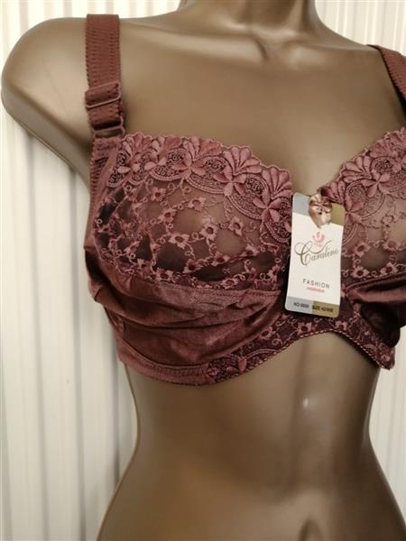 Grote foto elegante hazelnootbruine bh voor e cups kleding dames ondergoed en lingerie