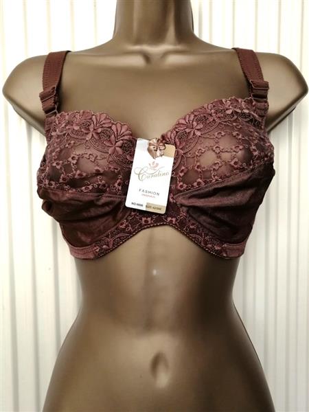 Grote foto elegante hazelnootbruine bh voor e cups kleding dames ondergoed en lingerie