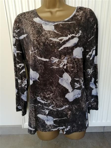 Grote foto longsleeve met slangenhuid print large kleding dames tops