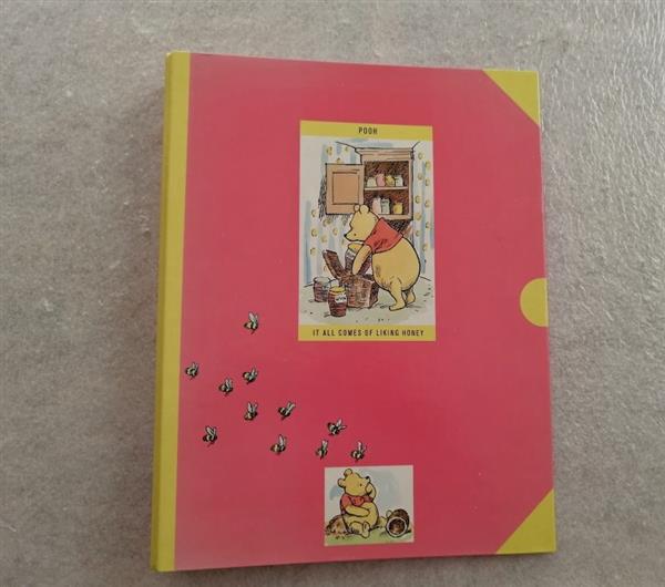 Grote foto vintage winnie the pooh ringmap 1990 kinderen en baby educatief en creatief