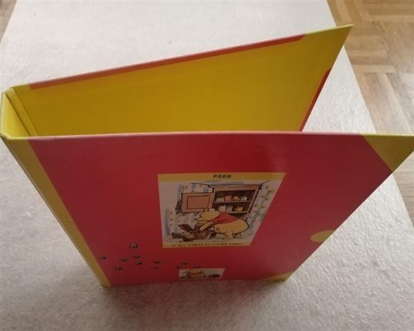 Grote foto vintage winnie the pooh ringmap 1990 kinderen en baby educatief en creatief