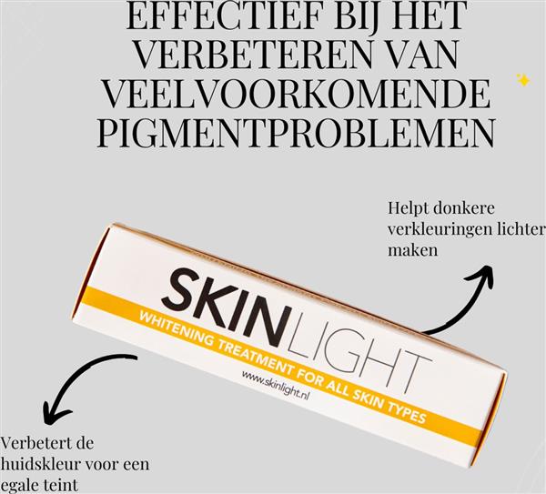 Grote foto skinlight huidbleekcreme 60ml beauty en gezondheid gezichtsverzorging