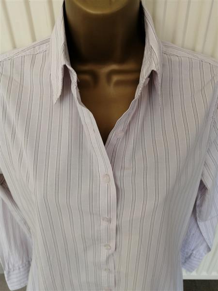 Grote foto elegante zacht lila getailleerde blouse 36 38 kleding dames blouses