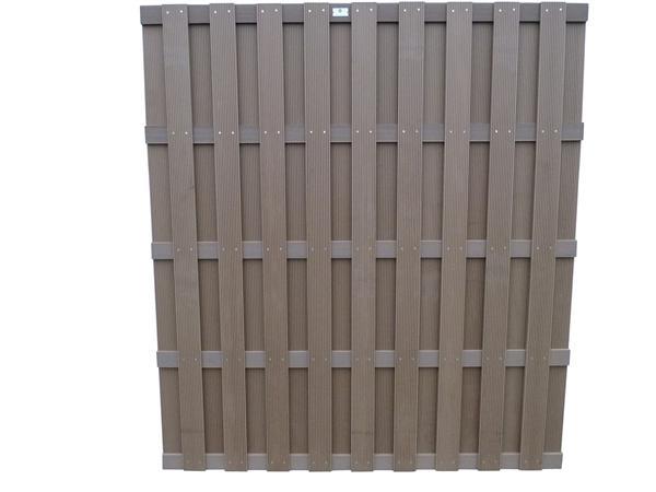 Grote foto luxe massieve composiet schutting 2meter hoog tuin en terras hekken en schuttingen