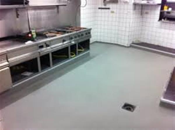 Grote foto horeca keukenvloeren in een dag of nacht zakelijke goederen meubilair en inrichting