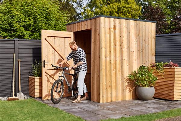 Grote foto tuinhuis red class wood berging durbin 200x200 tuin en terras tuinhuisjes en blokhutten