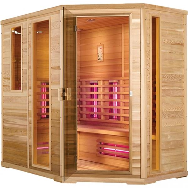 Grote foto full spectrum infraroodcabine beauty en gezondheid sauna