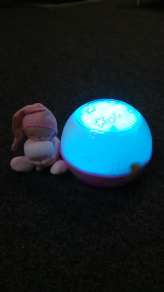 Grote foto baby night light projector met muziek kinderen en baby kinderspulletjes