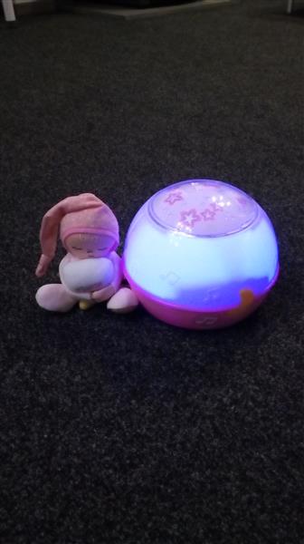 Grote foto baby night light projector met muziek kinderen en baby kinderspulletjes