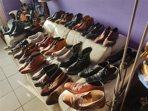 Grote foto partij schoenen kleding heren schoenen