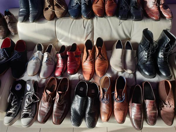 Grote foto partij schoenen kleding heren schoenen