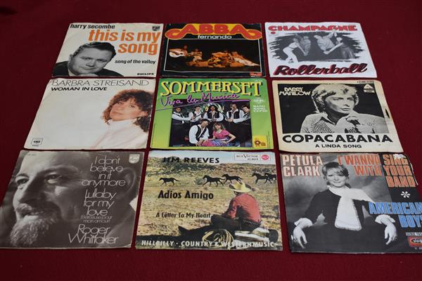 Grote foto vintage 45t vinylsingels cd en dvd singles