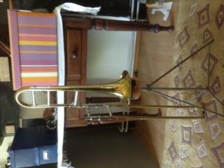 Grote foto alt trombone muziek en instrumenten trombones