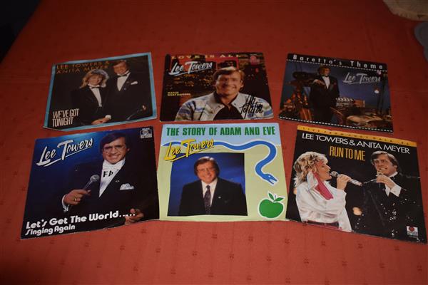 Grote foto 45t vinyl hits van lee towers cd en dvd singles