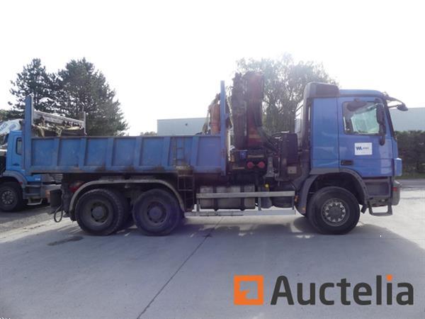 Grote foto ref 490 vrachtwagen hijskraan en kipper mercedes benz actros 3341 ak 9.0 2009 323.616 km doe het zelf en verbouw vrachtwagens