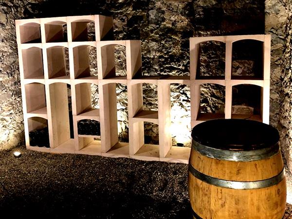 Grote foto vinicase stenen wijnrek cap. 250 tot 10.000 fl. huis en inrichting overige huis en inrichting