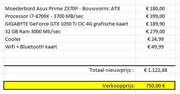 Grote foto moederbord asus prime z370p toebehoren computers en software processors