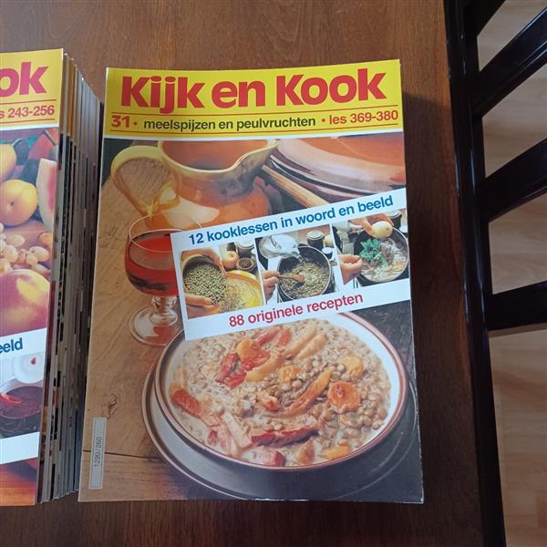 Grote foto kijk en kook boeken kookboeken