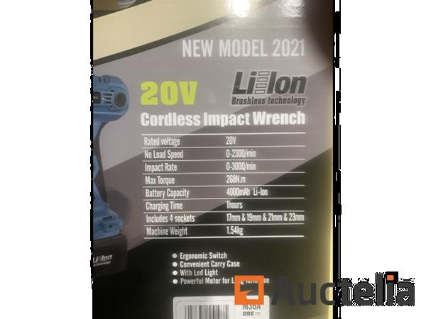 Grote foto accu slagmoersleutel 20v doe het zelf en verbouw overige doe het zelf en verbouw