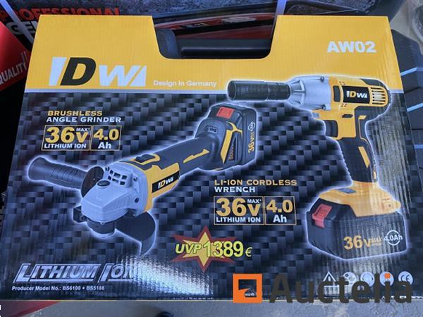 Grote foto accu slijper en slagmoersleutel set 36v 4ah doe het zelf en verbouw overige doe het zelf en verbouw