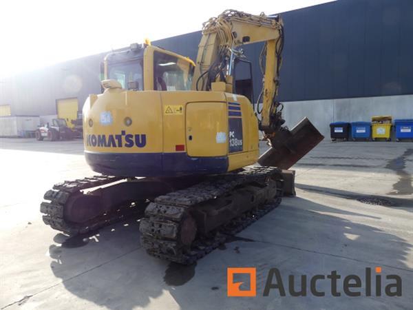 Grote foto komatsu pc138us 8 rups graafmachine doe het zelf en verbouw kranen en graafmachines