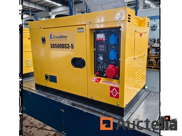 Grote foto generator diesel 7 kva excalibur s8500ds3 5 doe het zelf en verbouw aggregaten