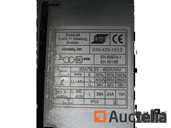 Grote foto lasapparaat semi automatische esab mig 405 doe het zelf en verbouw ijzerwaren en bevestigingsmiddelen