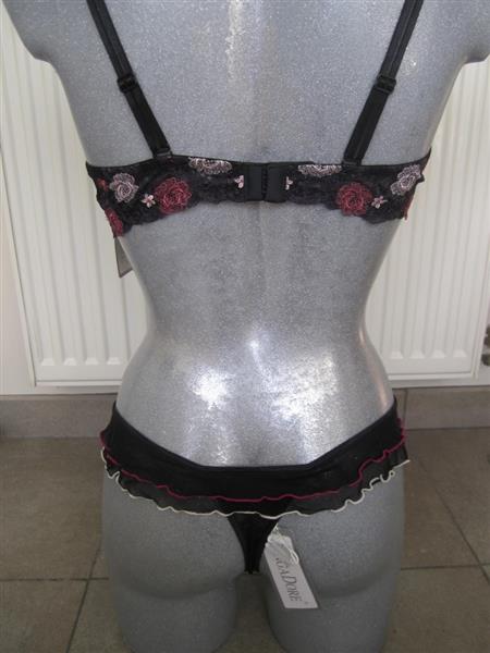 Grote foto frivole zwarte string van lingadore l en xl kleding dames ondergoed en lingerie merkkleding