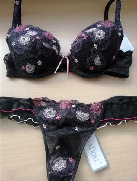 Grote foto frivole zwarte string van lingadore l en xl kleding dames ondergoed en lingerie merkkleding