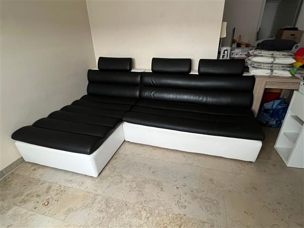 Grote foto lederen zetel huis en inrichting sofa en chaises longues