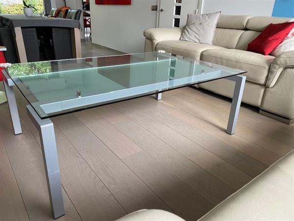 Grote foto 2 glazen salontafels huis en inrichting overige huis en inrichting