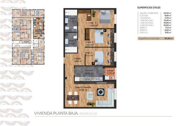 Grote foto n6279 appartement in torre pacheco nieuwbouw huizen en kamers nieuw europa